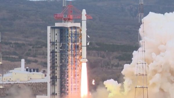 CHINA LAUNCHES ENVIRONMENTAL SATELLITE IN 3RD FLIGHT IN 6 DAYS