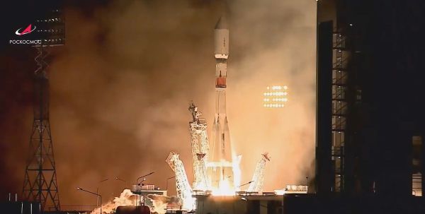 SOYUZ ROCKET LAUNCHES WITH DEMO SATELLITE FOR RUSSIAN INTERNET CONSTELLATION