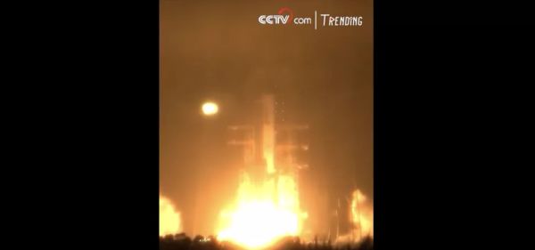 CLASSIFIED CHINESE SATELLITE RELEASES SMALL OBJECT IN ORBIT
