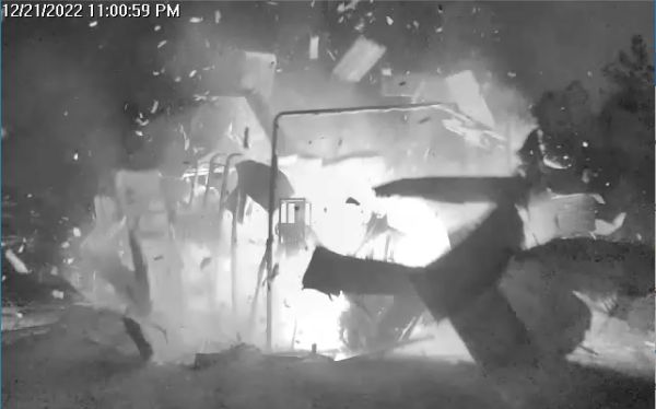 KAPOW! INFLATABLE SPACE STATION MODULE BLOWS TO PIECES IN VIDEO EXPLOSION