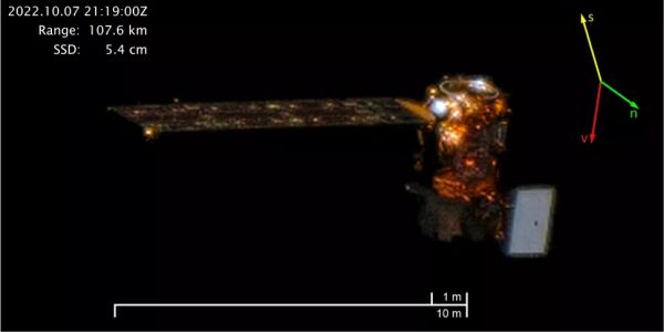WOW! MAXAR SATELLITE CAPTURES UP-CLOSE LOOK AT NASA'S LANDSAT 8 SPACECRAFT IN ORBIT