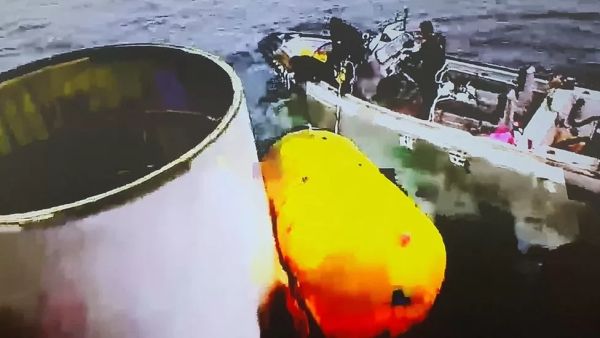 NORTH KOREA SAYS SPY SATELLITE LAUNCH CRASHED INTO SEA