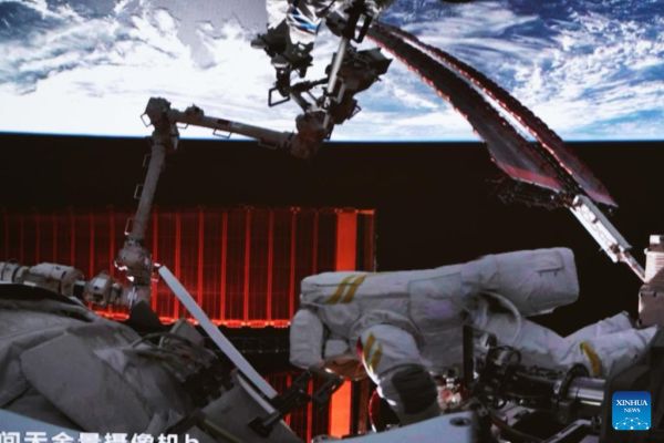 SHENZHOU-16 CREW COMPLETES FIRST SPACEWALK