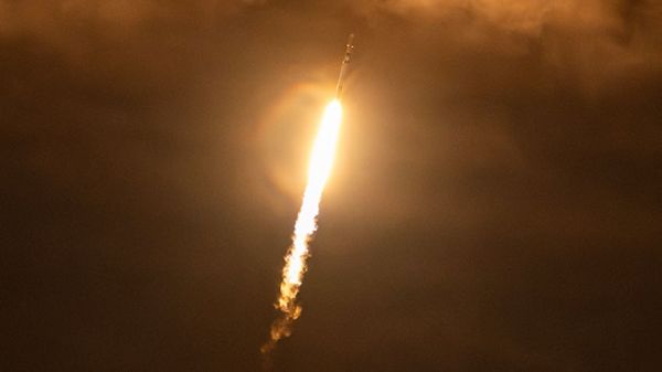 SPACEX FALCON HEAVY LIFTS OFF WITH HEAVIEST COMMERCIAL COMMUNICATIONS SATELLITE EVER