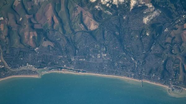 ASTRONAUT SHARES IMAGE OF BRIGHTON FROM SPACE
