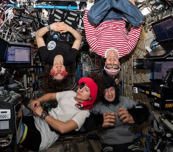 HALLOWEEN ON THE INTERNATIONAL SPACE STATION