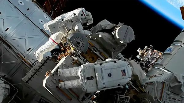 SPACEWALK SNAFU: ASTRONAUTS LOSE TOOL BAG IN ORBITAL OOPSY
