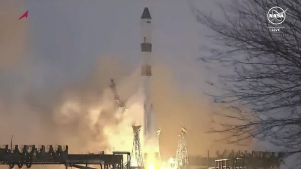 RUSSIA LAUNCHES A VALENTINE'S DAY PROGRESS SUPPLY SHIP TO THE ISS