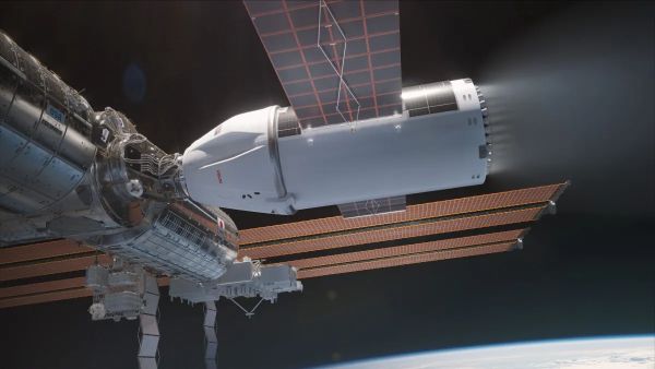 ENHANCED DRAGON SPACECRAFT TO DEORBIT THE ISS AT THE END OF ITS LIFE