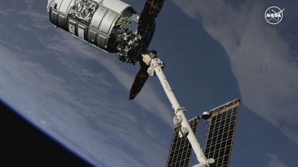 PRIVATE CYGNUS FREIGHTER ARRIVES AT THE ISS WITH 4 TONS OF SUPPLIES