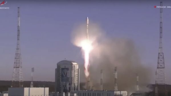 RUSSIA SENDS 53 SATELLITES TO ORBIT ON RECORD-BREAKING LAUNCH