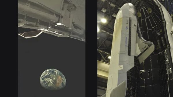 US SPACE FORCE REVEALS 1ST LOOK AT SECRETIVE X-37B SPACE PLANE IN ORBIT